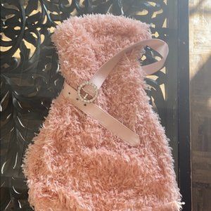 Forever 21 Pink Frilly Mini Tube Top Dress NWT